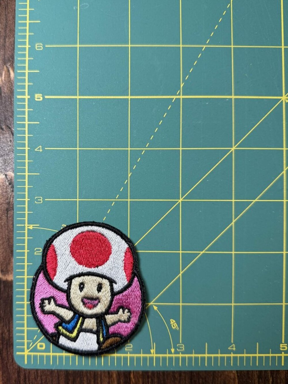 ✨3/$20✨Toad Nintendo Embroidered Patch - Picture 2 of 3